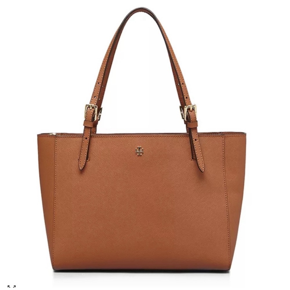 Tory Burch Camel Saffiano LeatherTote